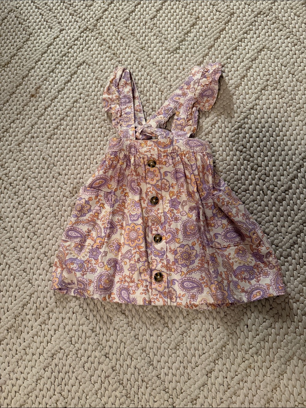 Wonder Nation Girls Paisley Dress in Pink & Purple Size 3T
